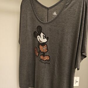 Disney Mickey Mouse Gray T-Shirt